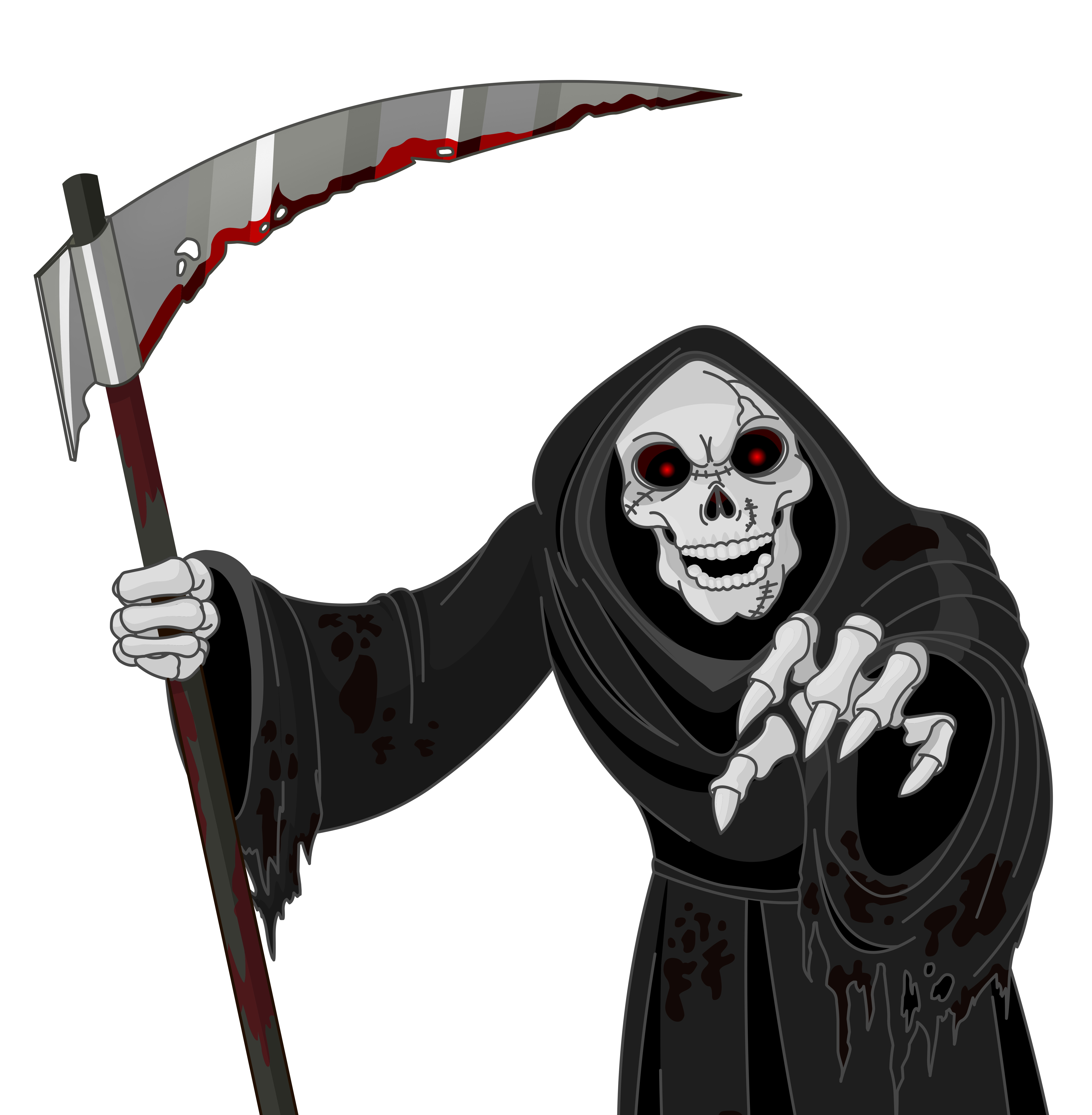 5263x5372 Scary Grim Reaper Png Vector