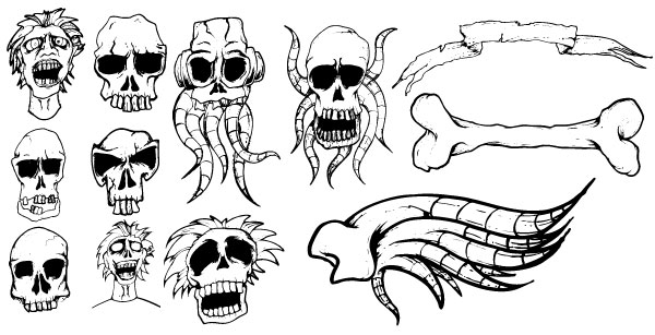 600x307 Scary Vector Download Free Vector Art Free Vectors