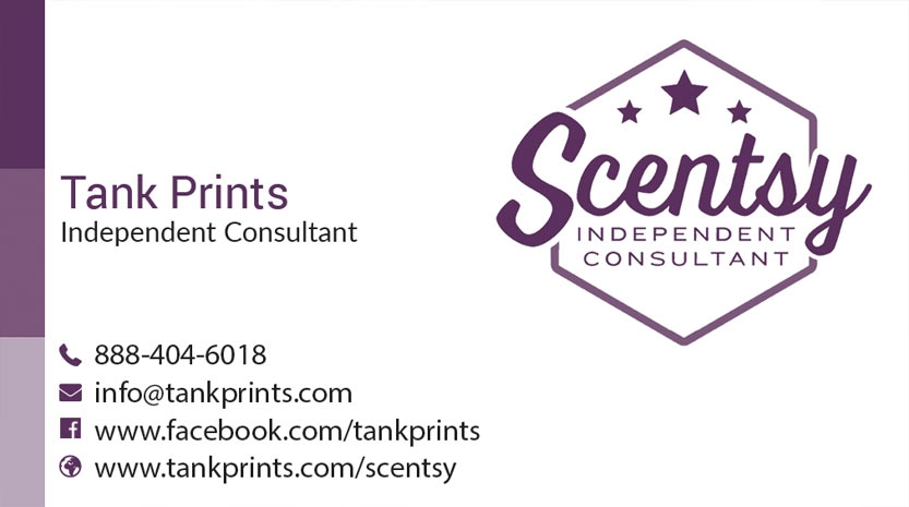 833x465 Scentsy Business Card Design