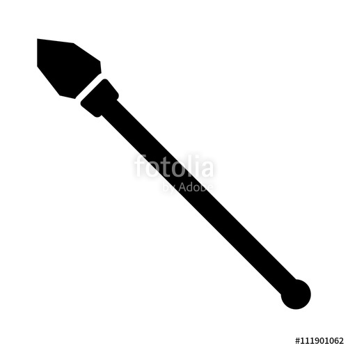 Magic Wand Or Scepter Flat Icon For Games And Websites Stock 500x500 Magic Wand Or Scepter Flat Icon For Games And Websites Stock