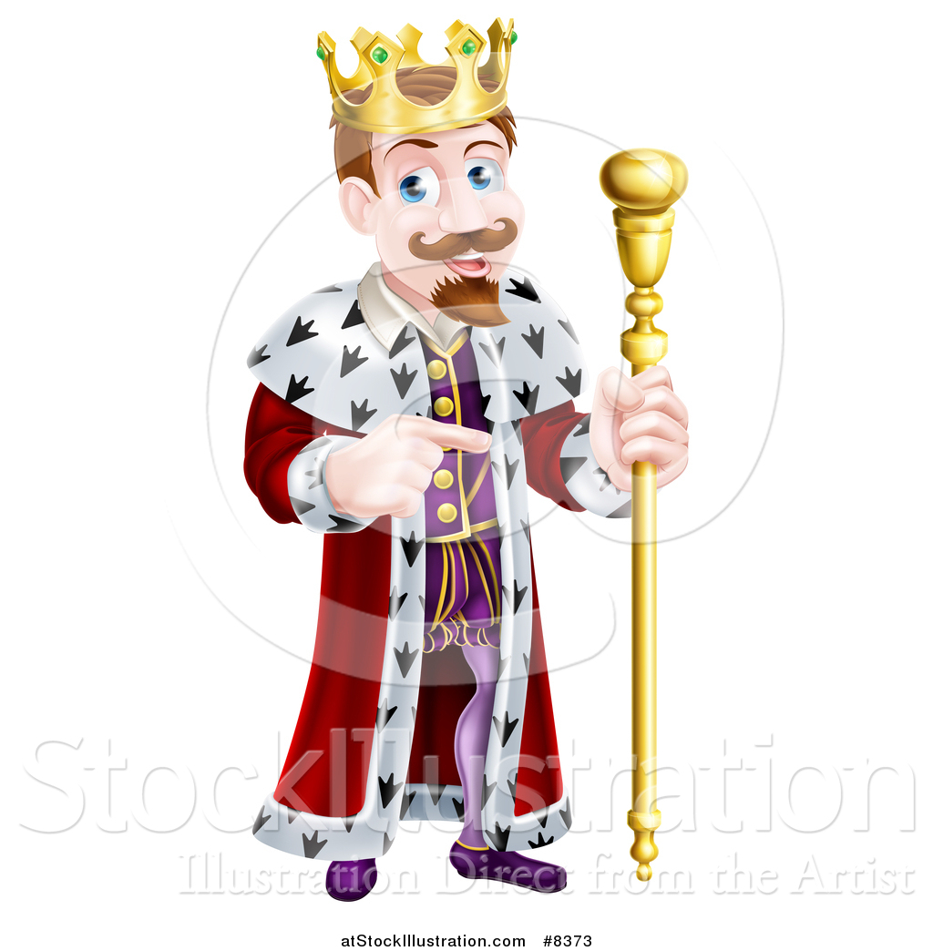 Vector Illustration Of A Brunette White King Holding A Scepter 1024x1044 Vector Illustration Of A Brunette White King Holding A Scepter