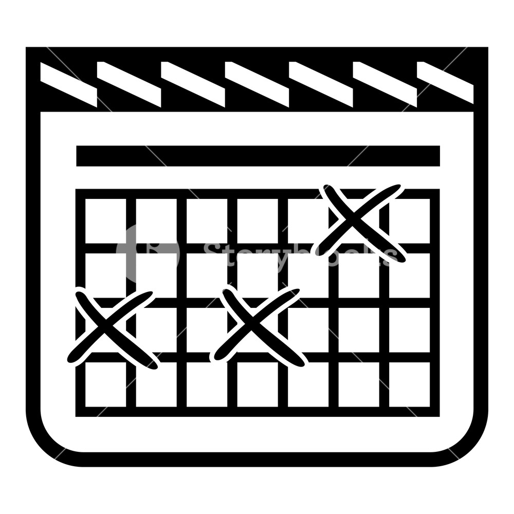 1000x1000 Calendar For Schedule Icon Simple Illustration Of Calendar