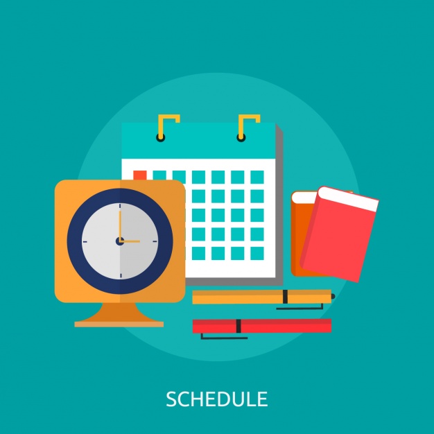 626x626 Schedule Background Design Vector Free Download
