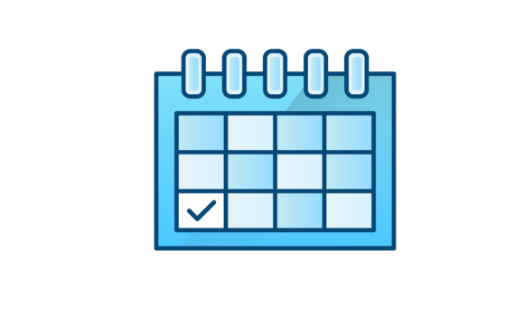 580x351 Schedule Vector Icon Graphic