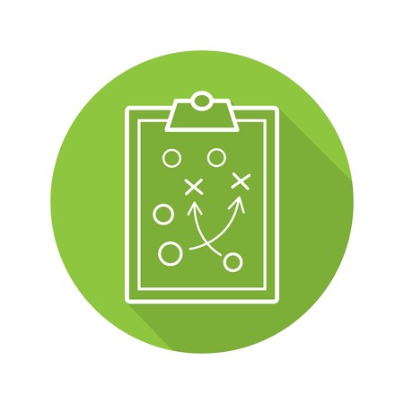Clipboard Game Plan Flat Linear Long Shadow Icon Sport Game 450x450 Clipboard Game Plan Flat Linear Long Shadow Icon Sport Game