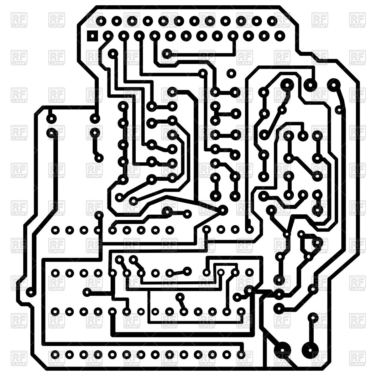 Electric Scheme Vector Image Of Backgrounds, Textures, Abstract 1200x1200 Electric Scheme Vector Image Of Backgrounds, Textures, Abstract
