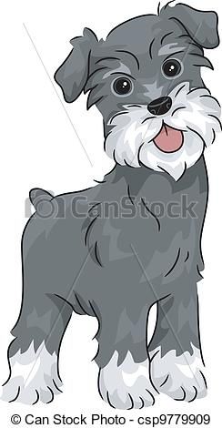 244x470 Vectors Of Miniature Schnauzer