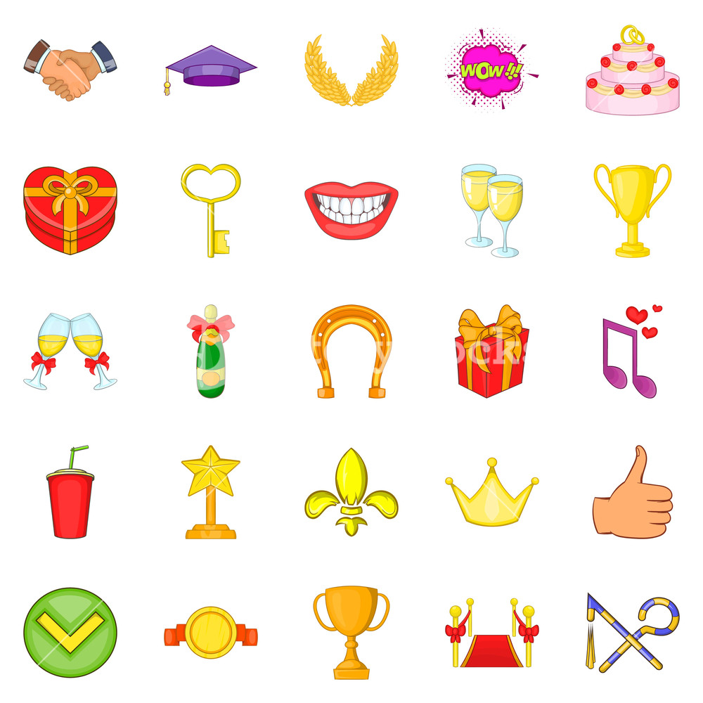 1000x1000 Scholarship Icons Set Cartoon Set Of Scholarship Vector Icons