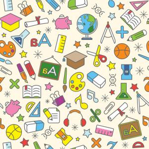 300x300 Education Icons Seamless Pattern Background Vector Wallkeeper