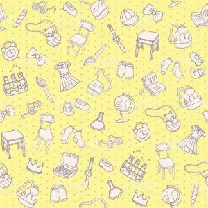 300x300 Student Things Doodle Pattern Cute Vector Back To School