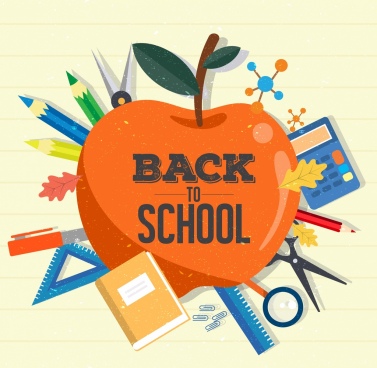 377x368 Back To School Background Free Vector Download