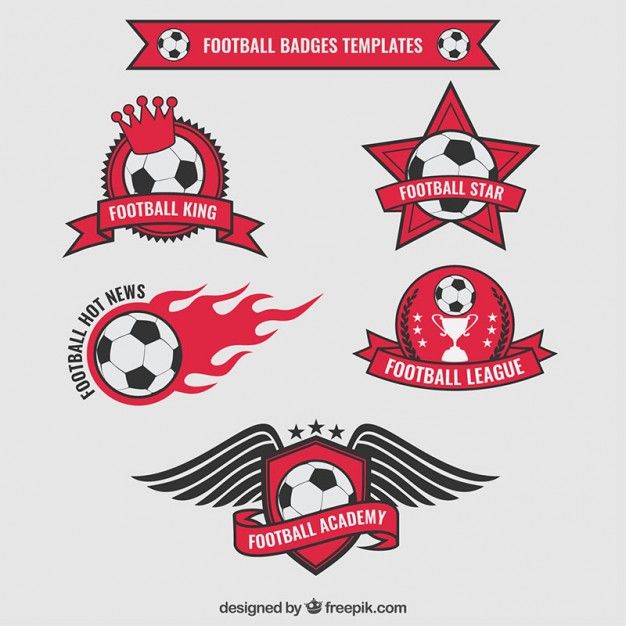 626x626 Football Badges Free Vector Decade Club Vector Free, Football