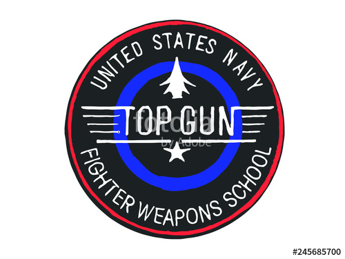 500x375 Top Gun Weapons School Badge Stock Image And Royalty Free Vector