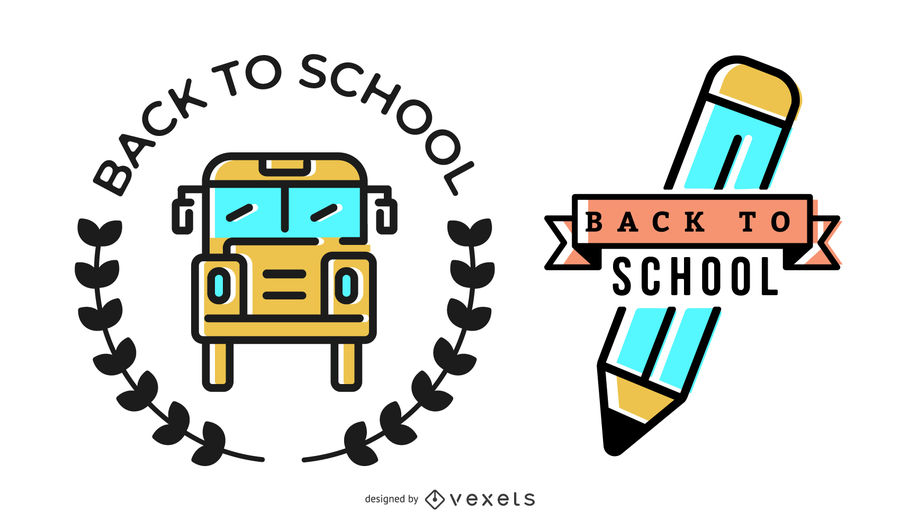900x520 Back To School Badge Design