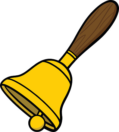 395x438 School Bell Clipart