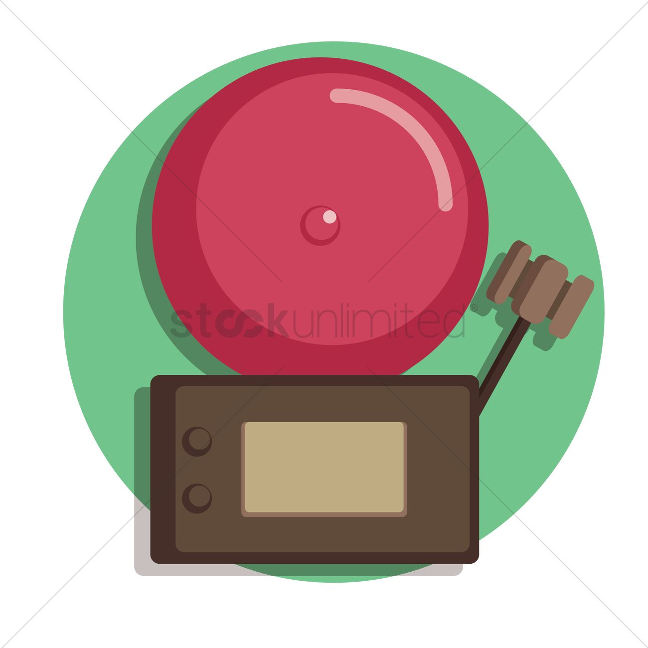 1300x1300 Free School Bell Vector Image