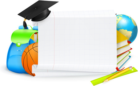 446x278 School Border For Paper Free Vector Download