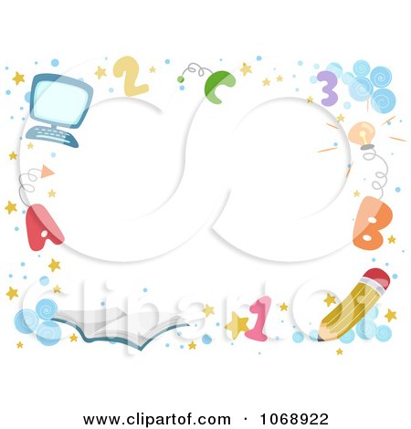 450x470 Clipart Back To School Border