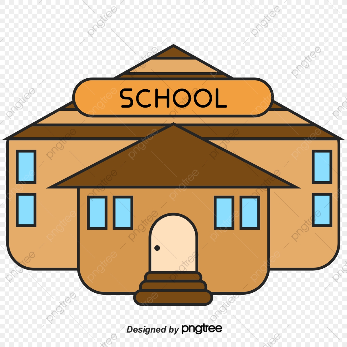 1200x1200 School Building, School Vector, Building Vector, Building Clipart