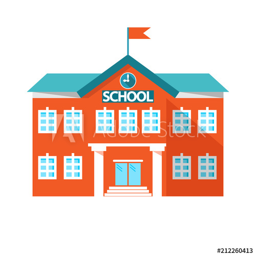 School Building Vector at Vectorified.com | Collection of School ...