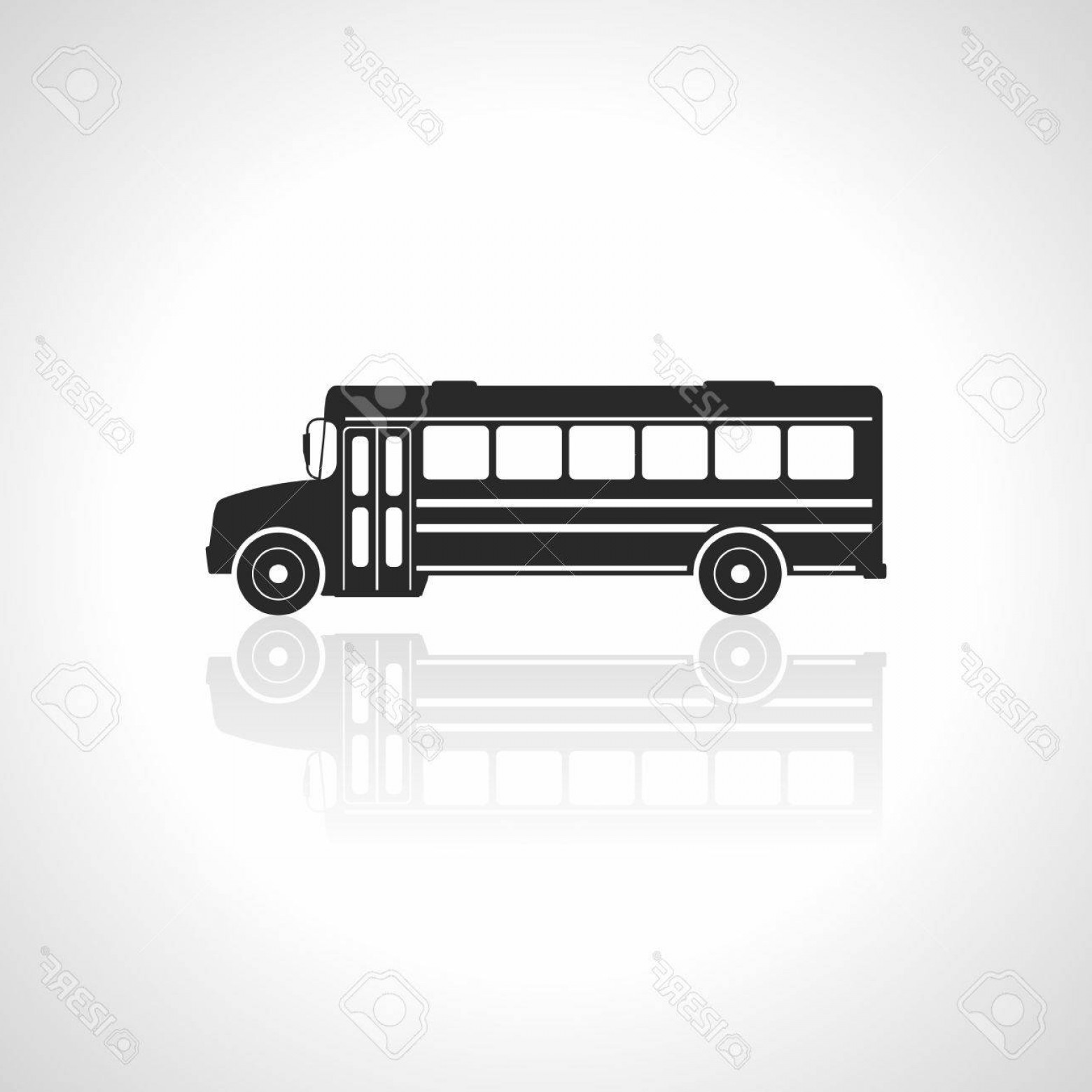 1560x1560 Photostock Vector School Bus Icon Illustration Vector Geekchicpro