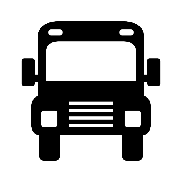 640x640 School Bus Icon, Transportation, Stop, Transport Png And Vector