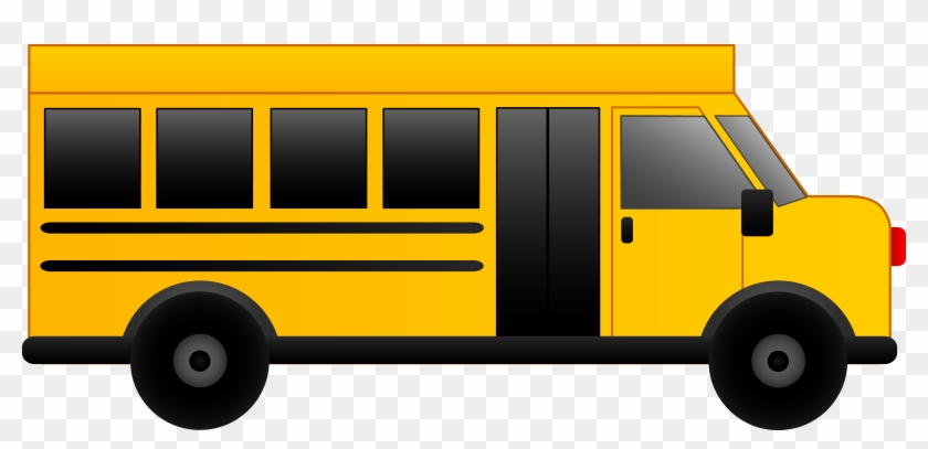 840x407 School Bus Clipart