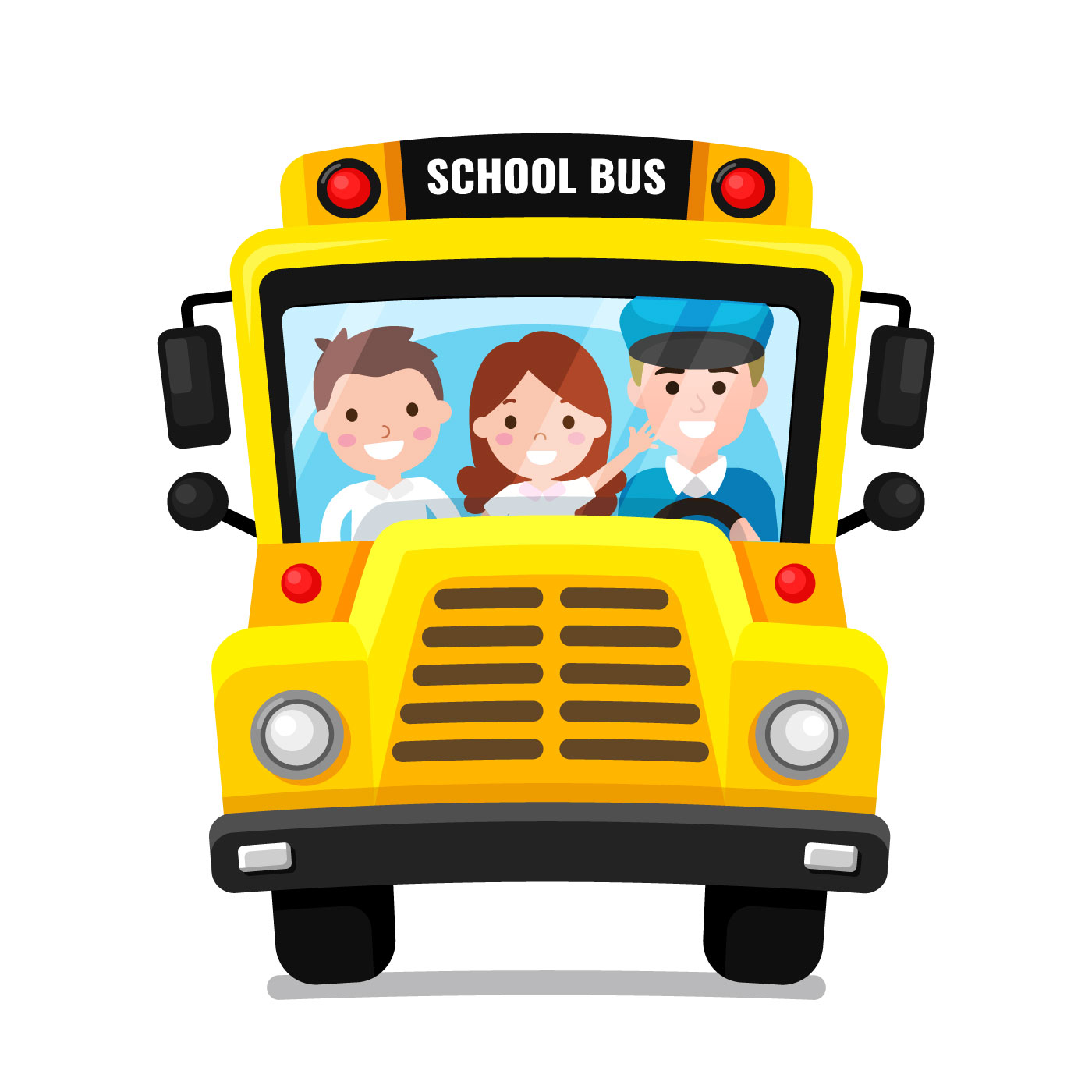 School Bus Vector at Vectorified.com | Collection of School Bus Vector ...