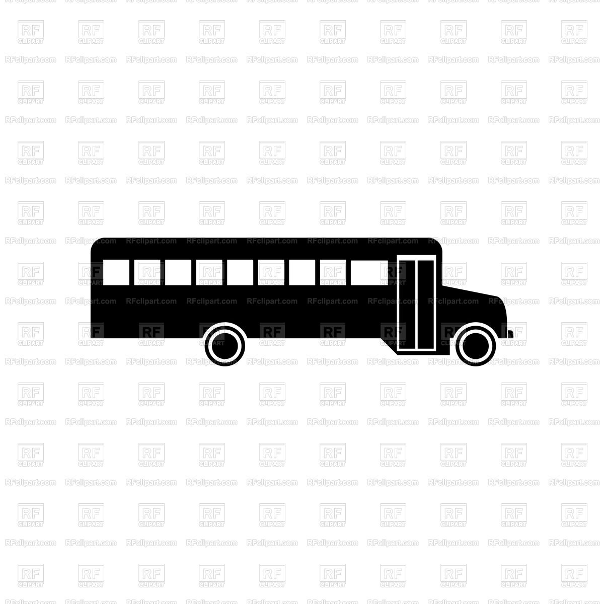 1200x1200 School Bus Black Icon Vector Image Of Transportation