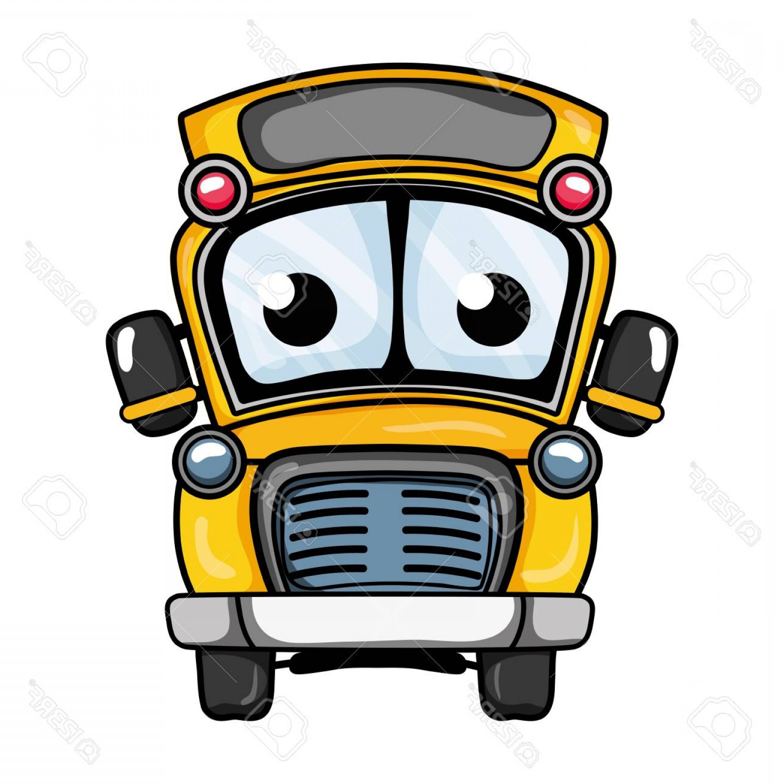 1560x1560 Photostock Vector Cute And Tender School Bus Vector Illustration