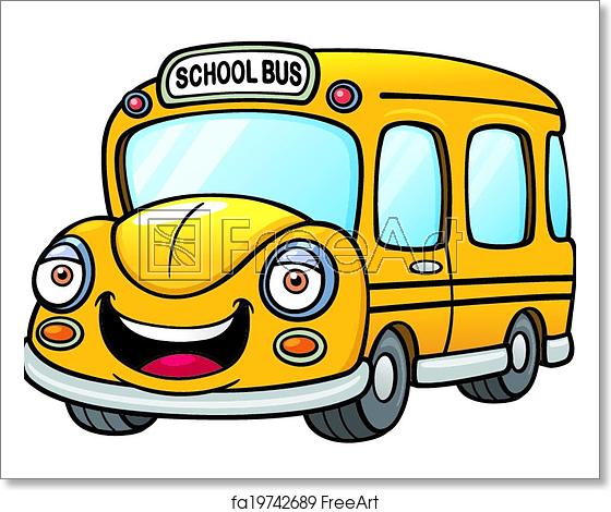 Free Art Print Of School Bus Vector Illustration Of School Bus 560x470 Free Art Print Of School Bus Vector Illustration Of School Bus