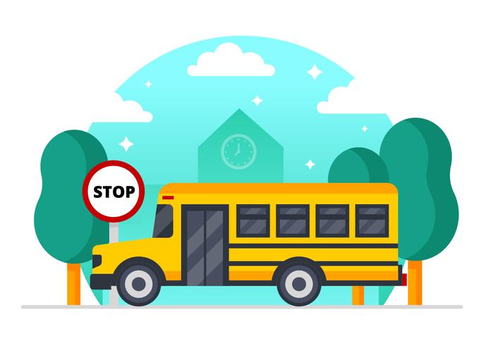 Yellow School Bus Vector 686x490 Yellow School Bus Vector