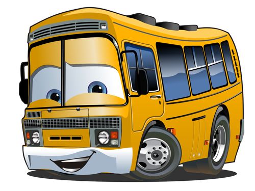 Download Funny Cartoon Bus Vector Set Format Cartoon 500x375 Download Funny Cartoon Bus Vector Set Format Cartoon