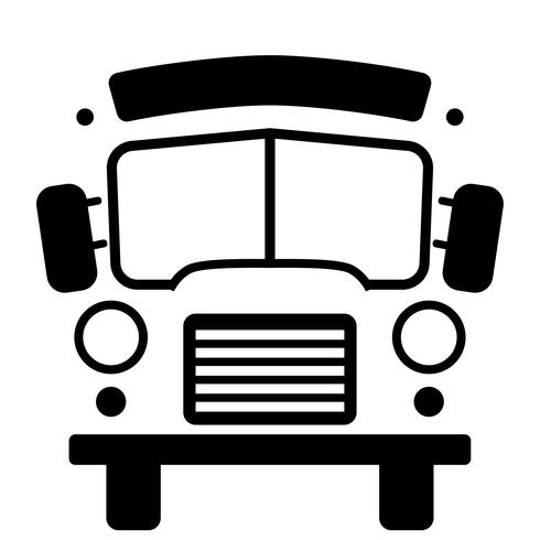 490x490 School Bus Vector