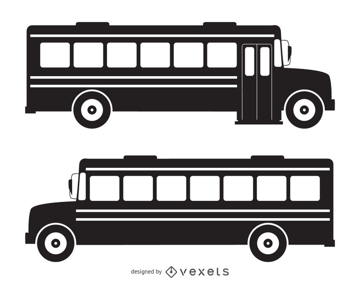 School Bus Vector Black And White at Vectorified.com | Collection of ...