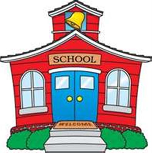 500x505 School House Clipart