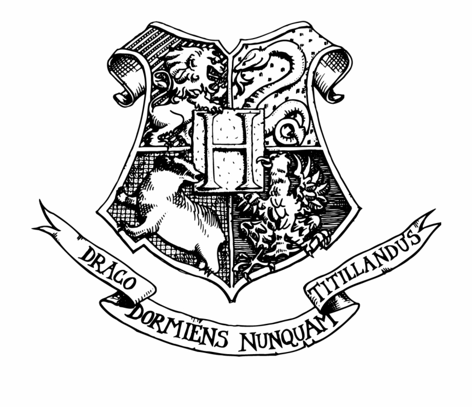 920x792 Hogwarts Crest Shield Emblem Logo Vector School