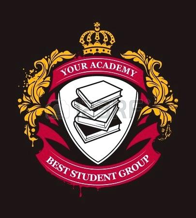 405x450 College Emblem Design Template Vector Art School Crest Template