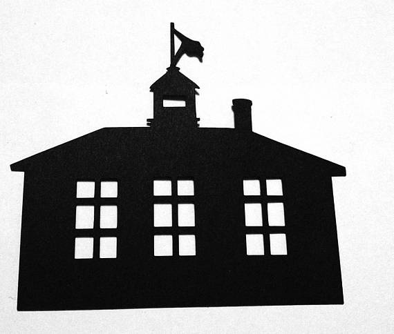 Collection Of 'school House Silhouette' Download More Than 570x484 Collection Of 'school House Silhouette' Download More Than