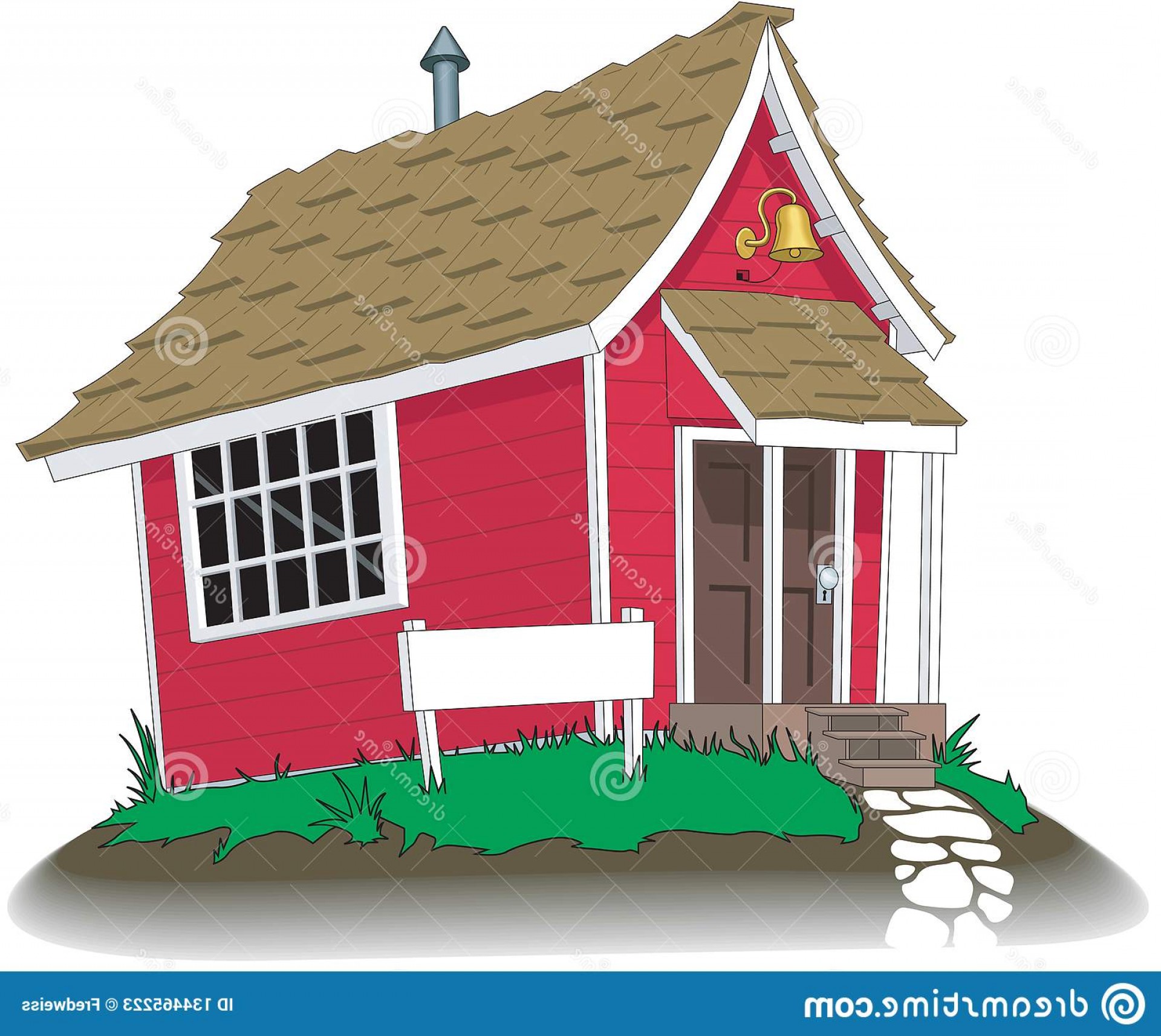 One Room School House Vector Cartoon Illustration Cartoon Vector 1920x1713 One Room School House Vector Cartoon Illustration Cartoon Vector