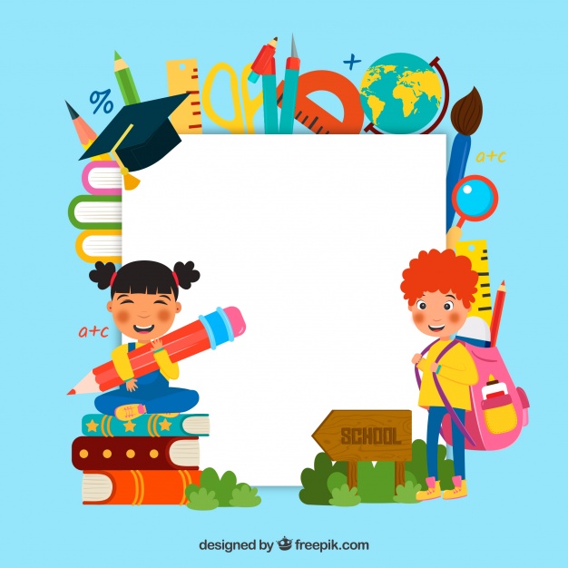 Back To School Background With Kids Vector Free Download 626x626 Back To School Background With Kids Vector Free Download