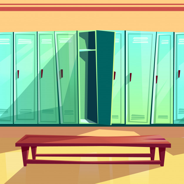 626x626 Locker Room Illustration Of Seamless Gym Or School Sport Changing