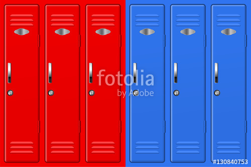 500x334 Red And Blue School Lockers Stock Image And Royalty Free Vector