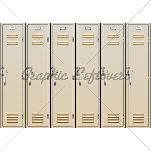 500x500 Vector School Lockers Gl Stock Images