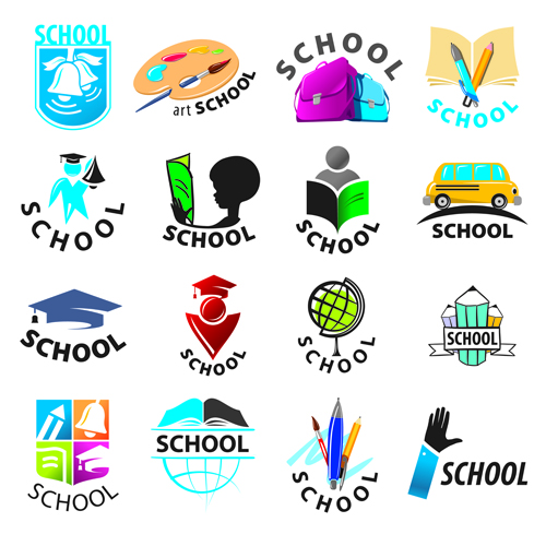 Logos School Vectors Material Free Download 500x500 Logos School Vectors Material Free Download