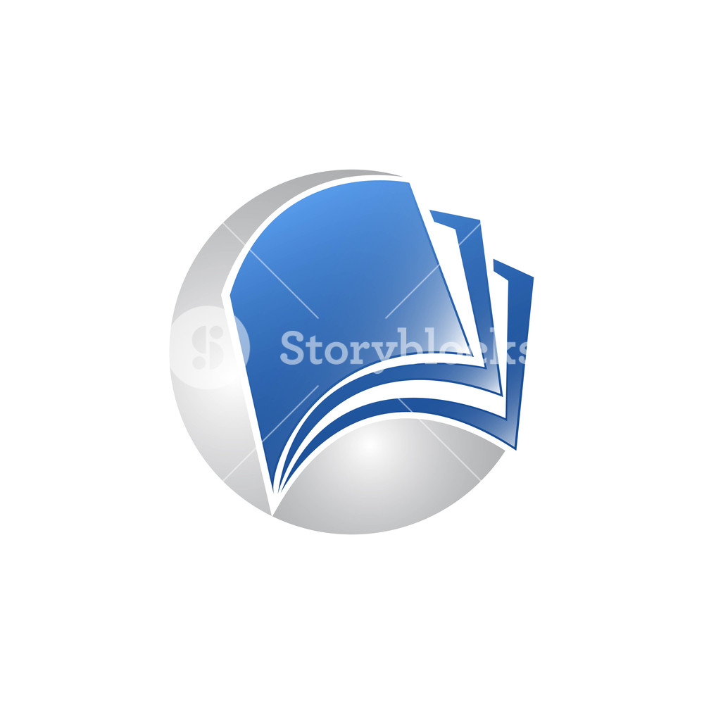 Creative Open Book Logo Vector, Book Color Logo, School Books 1000x1000 Creative Open Book Logo Vector, Book Color Logo, School Books