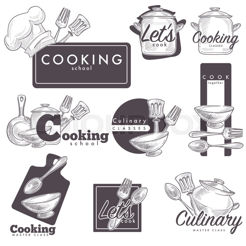 Cooking School Logo Sketch Template Stock Vector Colourbox 800x800 Cooking School Logo Sketch Template Stock Vector Colourbox