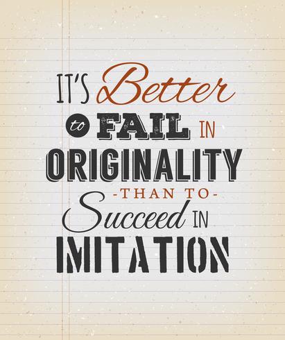 411x490 Motivational Quote On Vintage School Paper