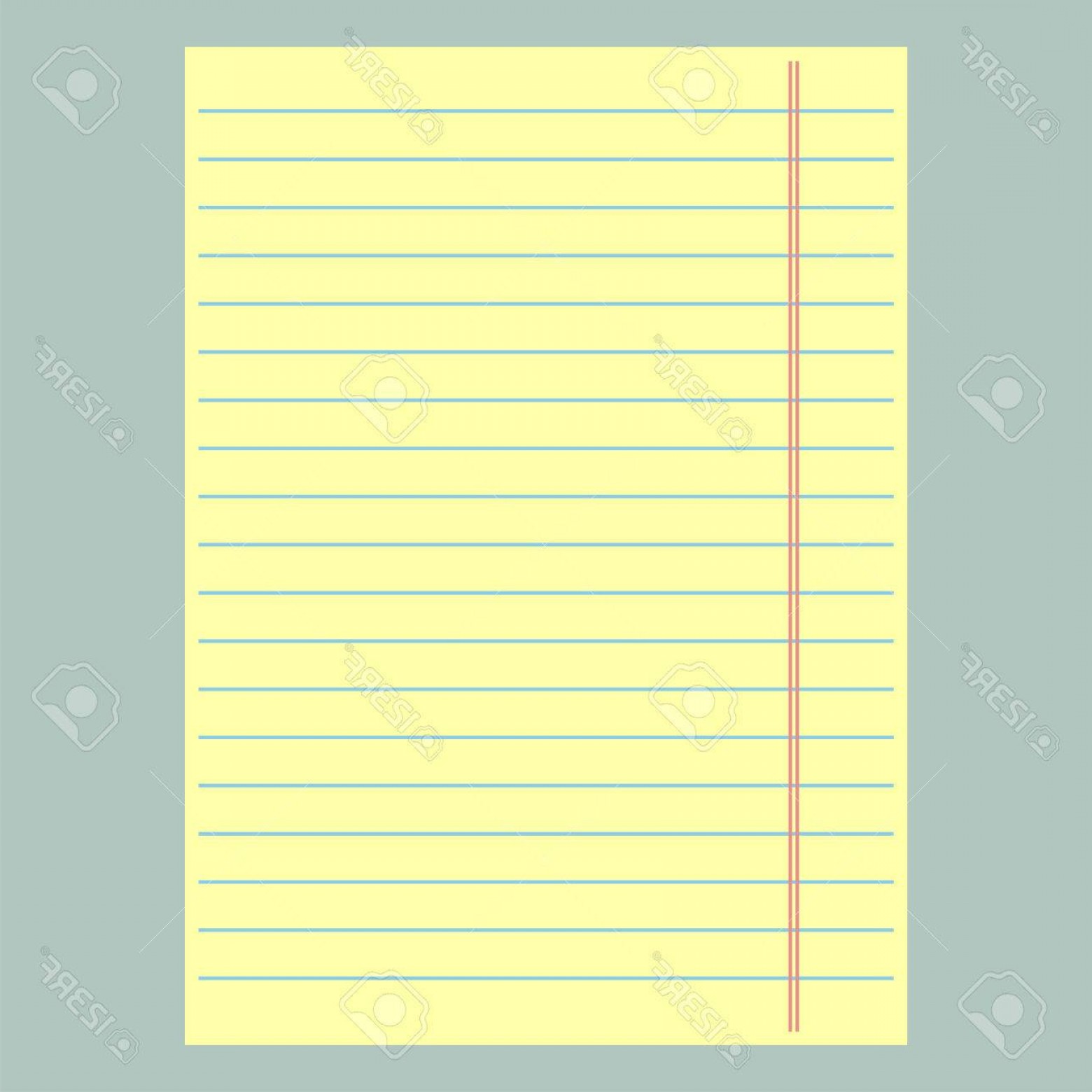 1560x1560 Photostock Vector Yellow Lined Paper School Notebook Paper Soidergi