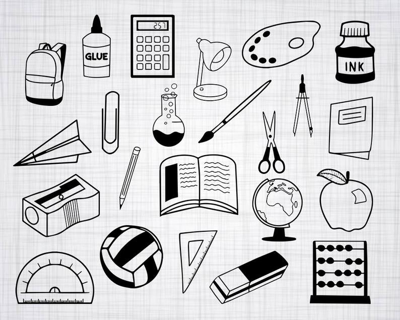 794x635 School Supplies Bundle Back To School School Etsy